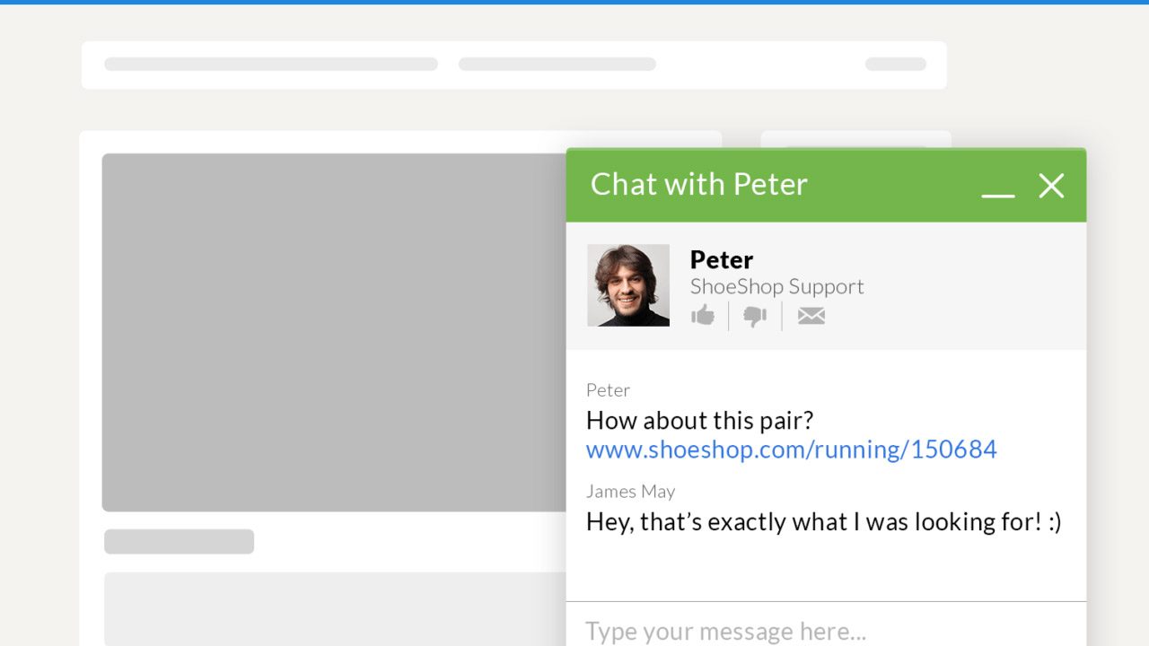 Laser Red Live Chat Example