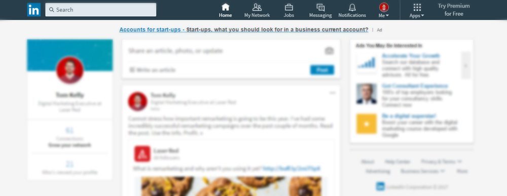 The brand new LinkedIn Redesign, reviewed by Tom of Laser Red