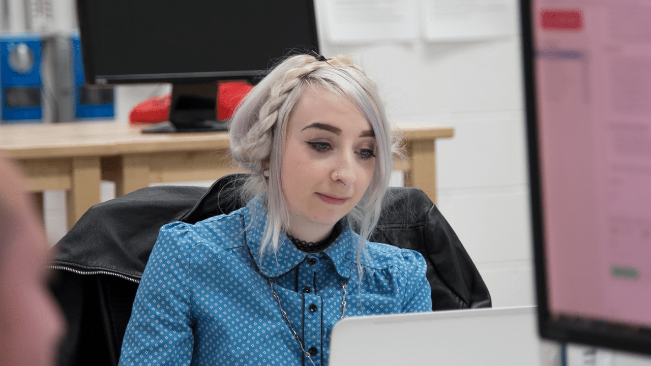Kara is Laser Red's brand new intern