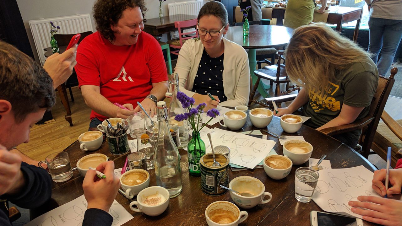 Coffee tasting time