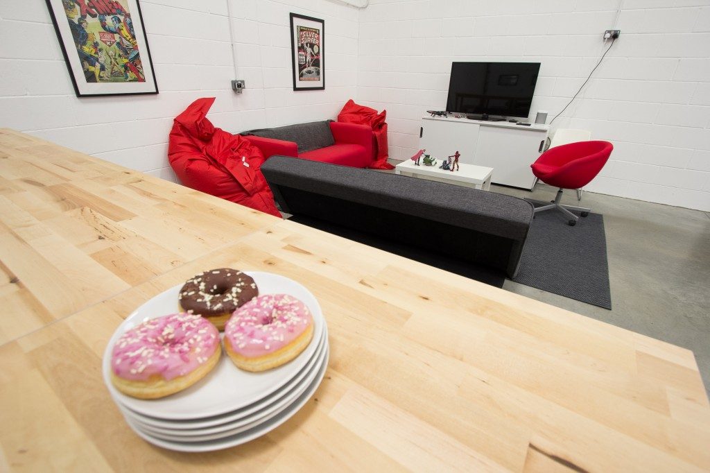 New office in Grimsby - Doughnuts and chill